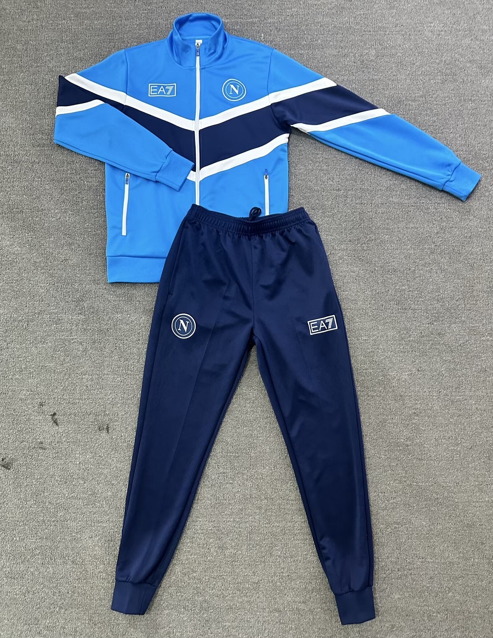 AAA Quality Napoli 25/26 Tracksuit - Blue/Navy Blue